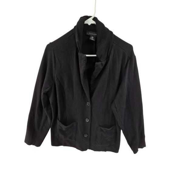 Tahari Women's Blazer  Lapel Collar Button Pockets Blazer Gray Size 1X Casual - Picture 1 of 6